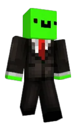 harlequin and black Minecraft skin — Classic model