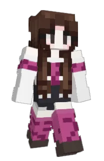 Front of QueenCardRose's skin