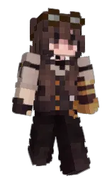 congo brown and woody brown Minecraft skin — Slim model