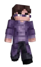 _Deflor_'s Minecraft skin wearing the Purple Heart cape