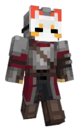 Pyro_Mang0's Minecraft skin wearing the Hero cape