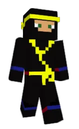 cod gray and yellow Minecraft skin — Classic model