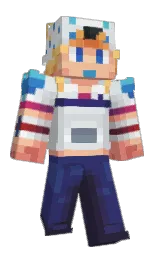 porcelain and jacarta Minecraft skin — Classic model — first worn by Hilario_
