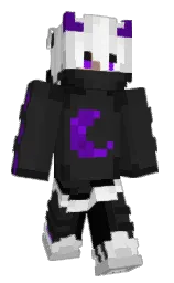 Beaty99's Minecraft skin wearing the Purple Heart cape