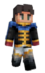 __Hello's Minecraft skin wearing the Minecraft Experience cape