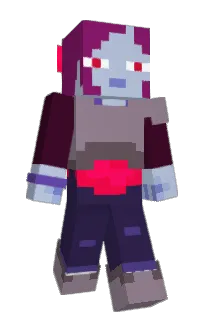 Front of RubberCrowy's skin