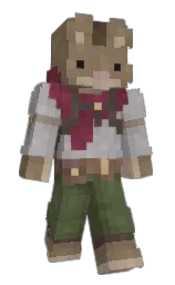 PanMartini's Minecraft skin wearing the 15th Anniversary cape