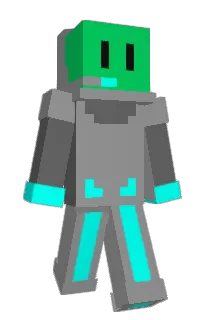 Front of SpargelAlien's skin