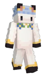 Gaffu_Cat's Minecraft skin wearing the Hero cape