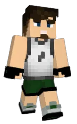 corvette and black Minecraft skin — Classic model