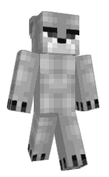 manngus's Minecraft skin wearing the Menace cape