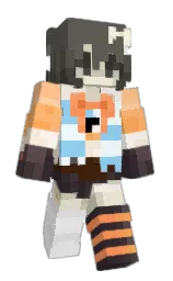 Vazachka's Minecraft skin wearing the Twisted cape