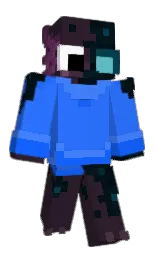 dodger blue and thunder Minecraft skin — Classic model — first worn by wobli