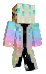black and scandal Minecraft skin — Classic model — first worn by lkwei