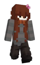 scorpion and dove gray Minecraft skin — Slim model — first worn by Bekosha13