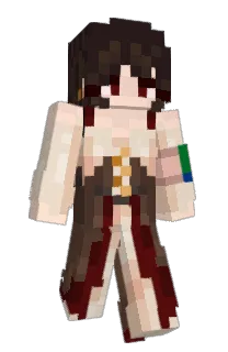 Front of dithora's skin