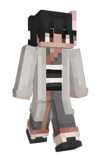Front of Teski's skin