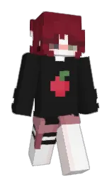 AbbyWinny's Minecraft skin wearing the Migrator cape