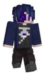 thunder and port gore Minecraft skin — Classic model — first worn by T3mpest_zircon