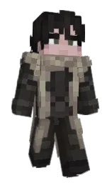 v8Husk's Minecraft skin wearing the Vanilla cape