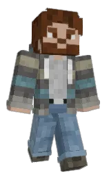 indian khaki and blue bayoux Minecraft skin — Classic model — first worn by _SaberAce_