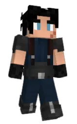 Zack_Fair430's Minecraft skin wearing the Migrator cape
