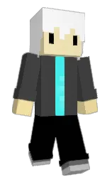 tundora and white Minecraft skin — Slim model