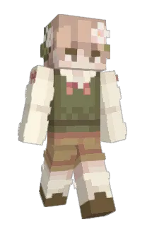 Front of RozettaVee's skin