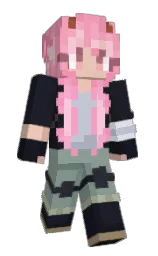 shark and steel gray Minecraft skin — Slim model — first worn by Strawberrie8778