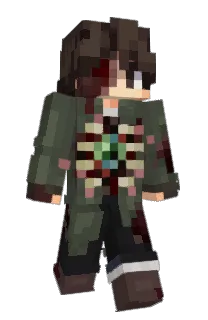 Front of Lipaanek's skin