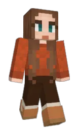 MartineStorm's Minecraft skin wearing the Pan cape