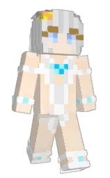 RogerMi's Minecraft skin wearing the Purple Heart cape