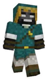MatthewSpaz's Minecraft skin wearing the Mojira Moderator cape