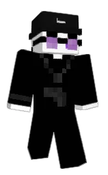 Namen's Minecraft skin wearing the Migrator cape