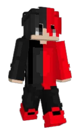 red and mine shaft Minecraft skin — Slim model