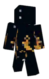 blue charcoal and black russian Minecraft skin — Classic model — first worn by rimruo