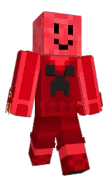 Minecraft-Skin in red orange und scarlett — Modell: Klassisch — zuerst getragen von KonMarPro