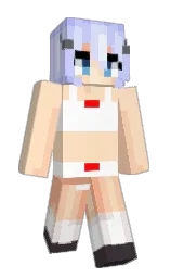 negroni and apricot peach Minecraft skin — Slim model