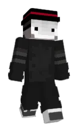 cod gray and black Minecraft skin — Slim model — first worn by THECreakin