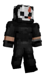 cod gray and black Minecraft skin — Classic model