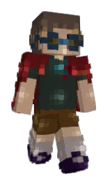 UriiGG's Minecraft skin wearing the Zombie Horse cape
