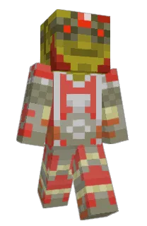 Front of Tuskol's skin