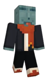 shark and woodsmoke Minecraft skin — Classic model — first worn by Dipperroni
