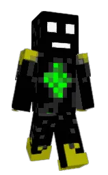 black and buddha gold Minecraft skin — Classic model