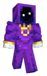 purple heart and daisy bush Minecraft skin — Classic model — first worn by Alekakis
