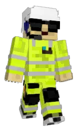 golden fizz and silver Minecraft skin — Classic model — first worn by SUCCPIPE