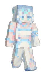 beige and aqua spring Minecraft skin — Slim model — first worn by Everyor