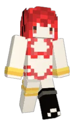 early dawn and red orange Minecraft skin — Classic model — first worn by jasonshow