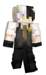 dawn pink and shark Minecraft skin — Classic model — first worn by Twoneeew