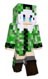 titan white and negroni Minecraft skin — Slim model — first worn by miyei